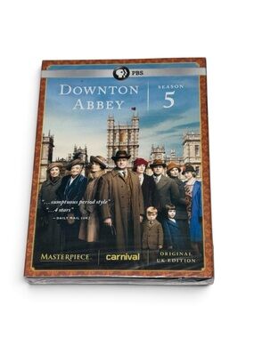 PBS Downton Abbey Season 5 Original UK Version New Widescreen DVD